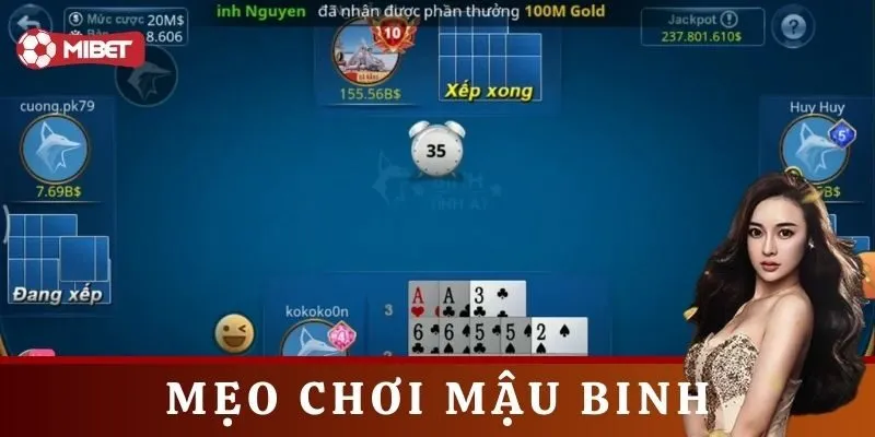 Tâm lý vững vàng là yếu tố cực kỳ quan trọng trong khi chơi Mậu Binh